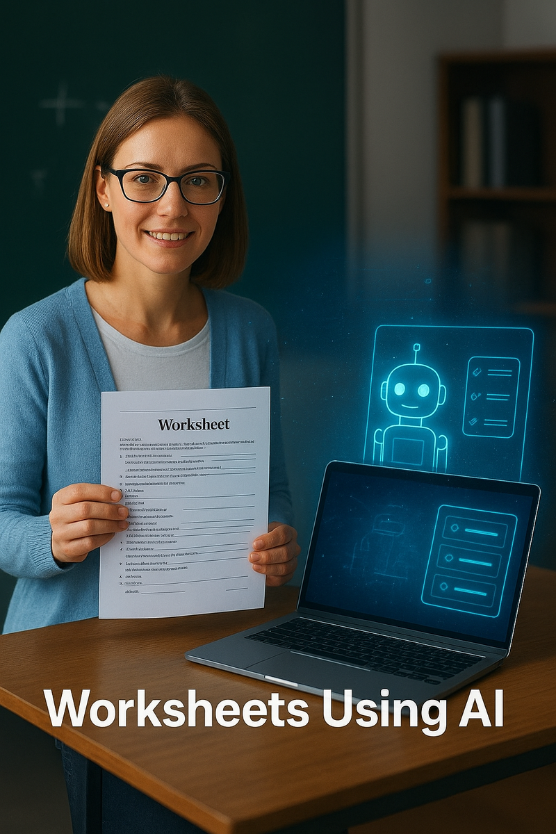 Worksheets using AI – Live Kaizen Coding and Robotics