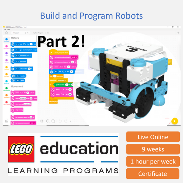 STEM and Robotics with Lego 105: Spike Prime