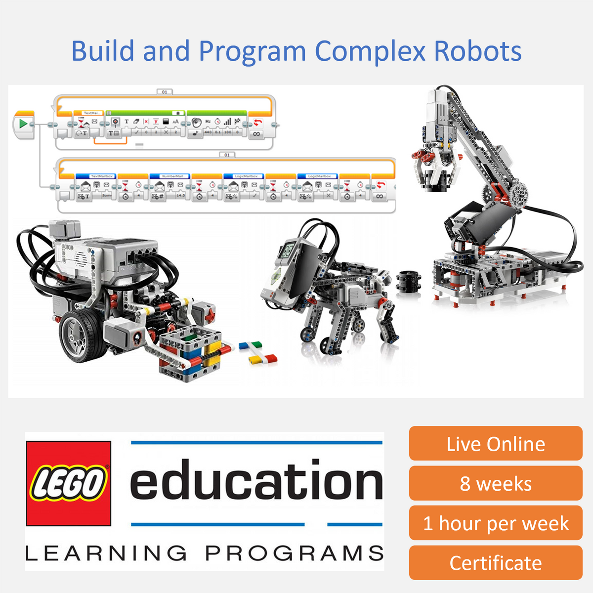 STEM and Robotics with Lego 201: Intermediate - Mindstorms – Live ...